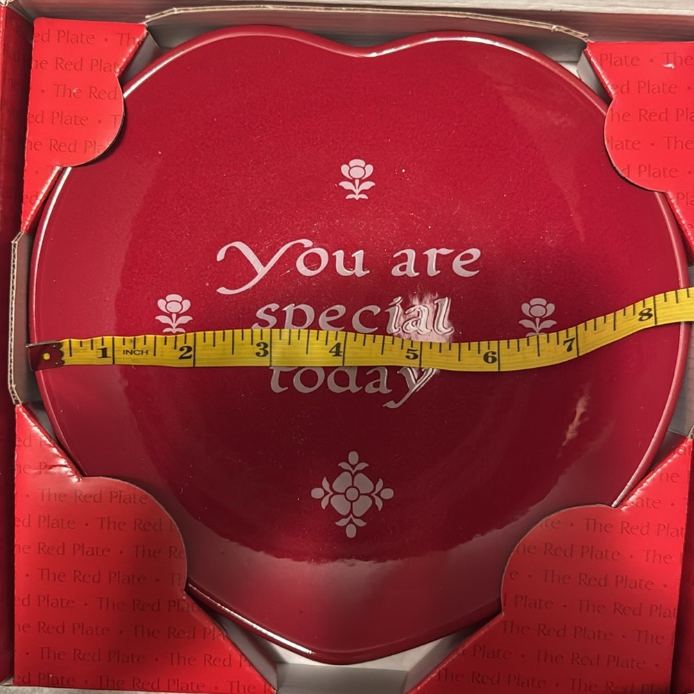 NIB “The Original Red Plate Company” Waechtersbach Plate - Picture 3 of 3